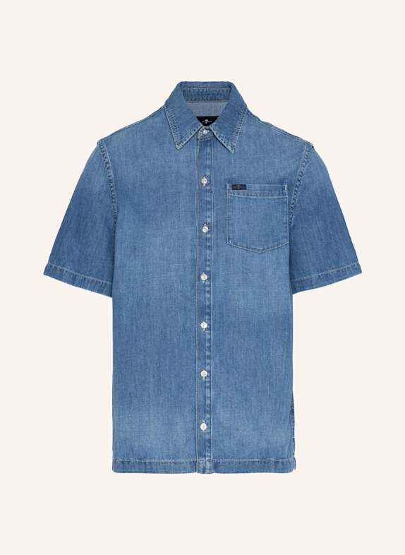 7 for all mankind S/S REGULAR SHIRT BLAU