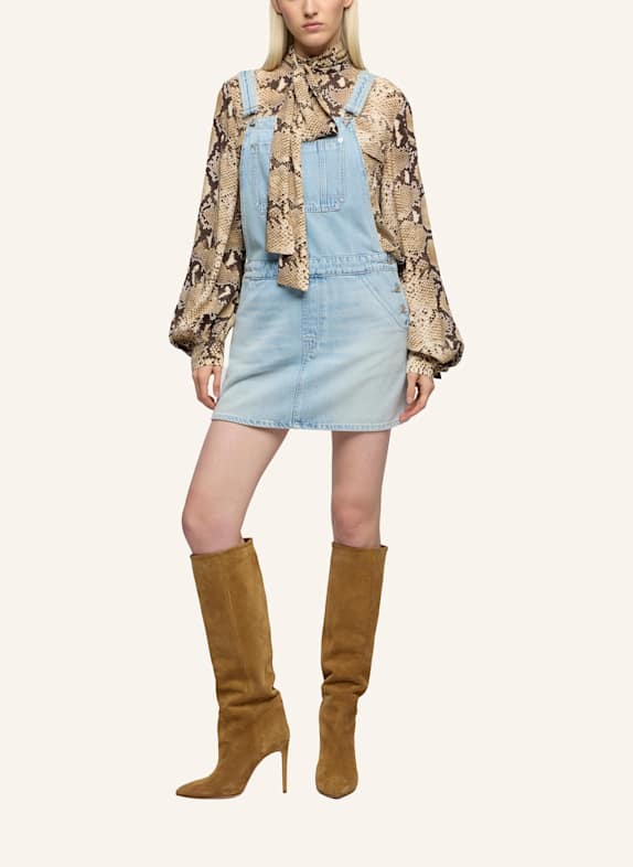 7 for all mankind DUNGARESS-ROK BLAUW