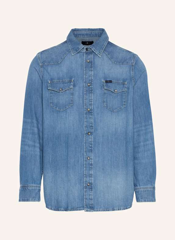 7 for all mankind WESTERN SHIRT BLAU