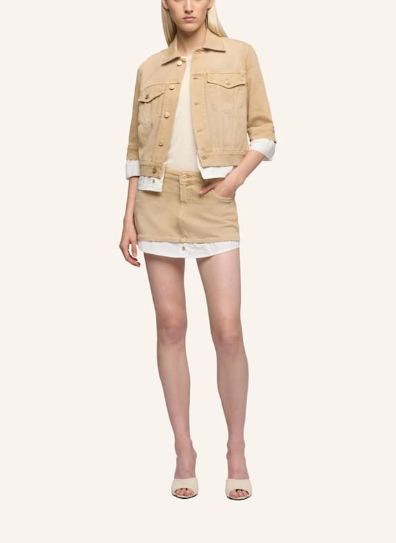 7 for all mankind DOUBLE LAYER JACKET BEIGE