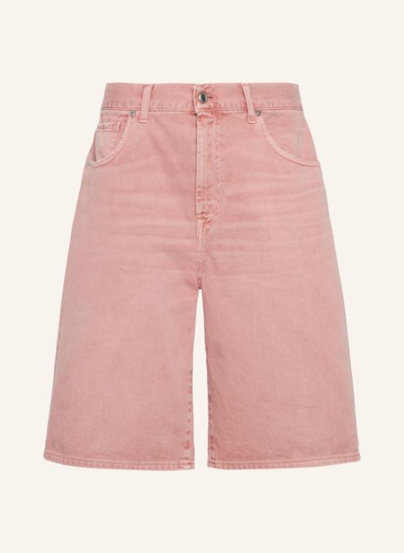 7 for all mankind WIDE LEG SHORTS PINK