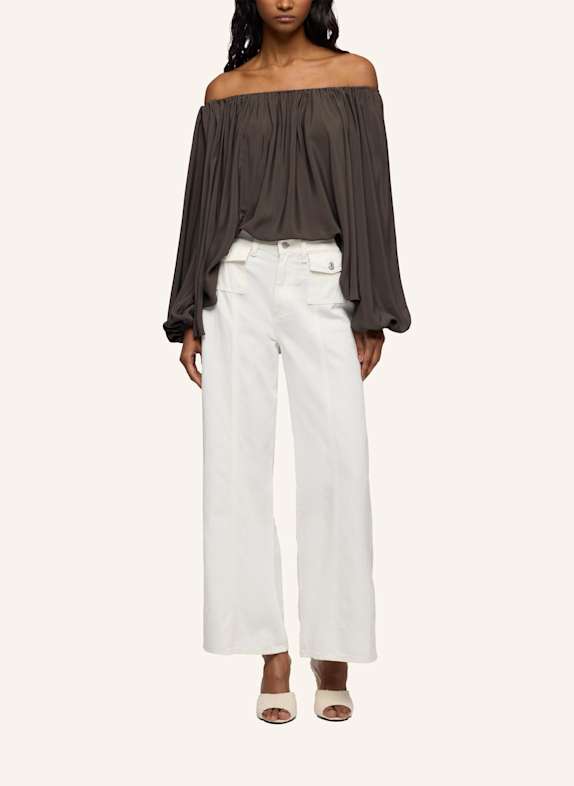 7 for all mankind Jeans met extra wijde pasvorm WIT