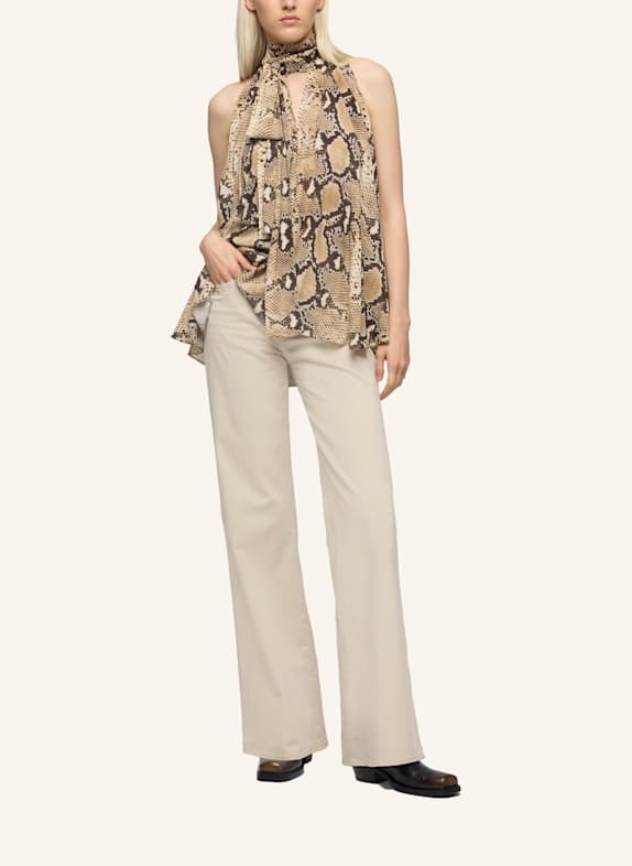7 for all mankind Wide Leg Jeans LOTTA BEIGE