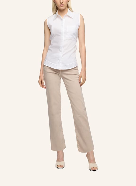 7 for all mankind Rechte jeans CALIE STRAIGHT ANKLE BEIGE