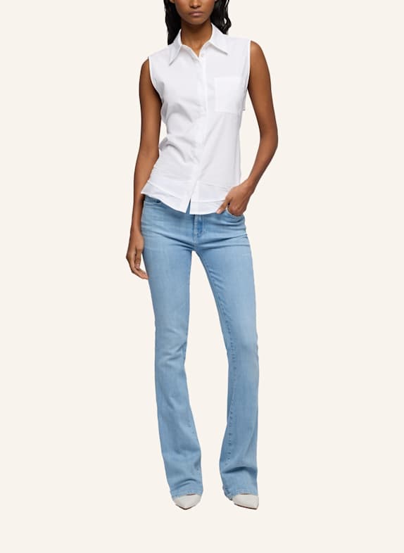 7 for all mankind Jeans met bootcut-pasvorm BLAUW