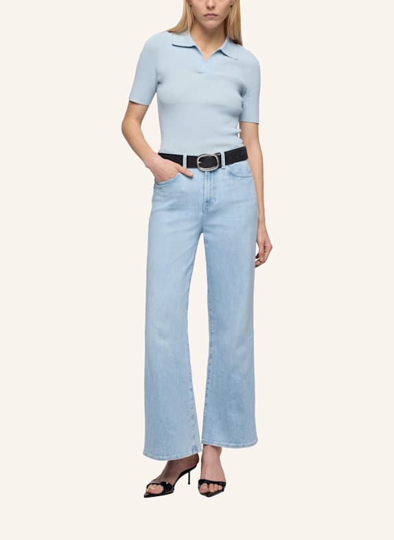 7 for all mankind Wide Leg Jeans LOTTA ANKLE BLAUW