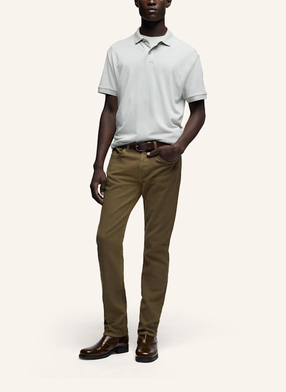 7 for all mankind Knitted S/S POLO BLAU
