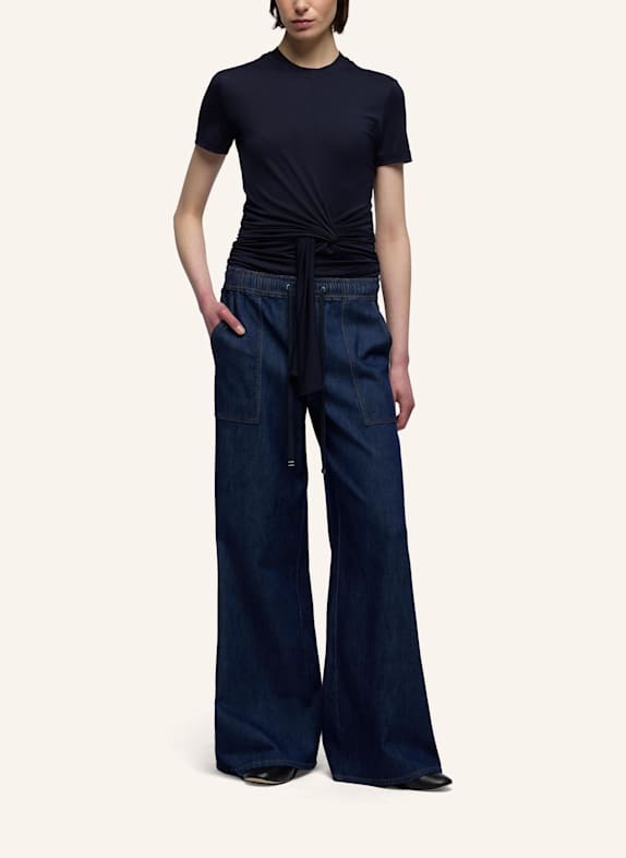 7 for all mankind Jeans UTILITY PULL ON WIDE LEG, wijde pijpen BLAUW