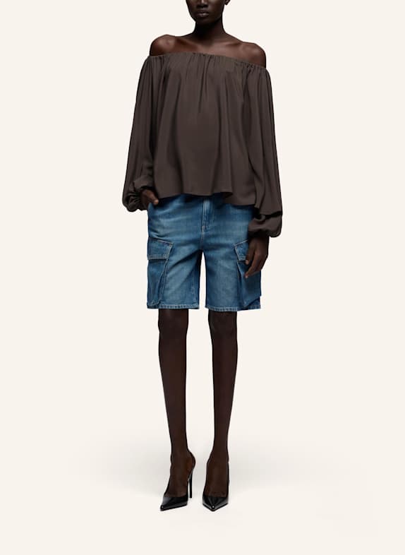7 for all mankind Shorts CARGO LOLA BLAUW