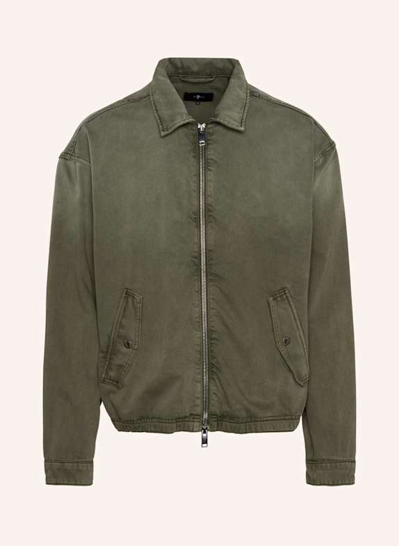 7 for all mankind Denim AVIATOR JACKET GRÜN