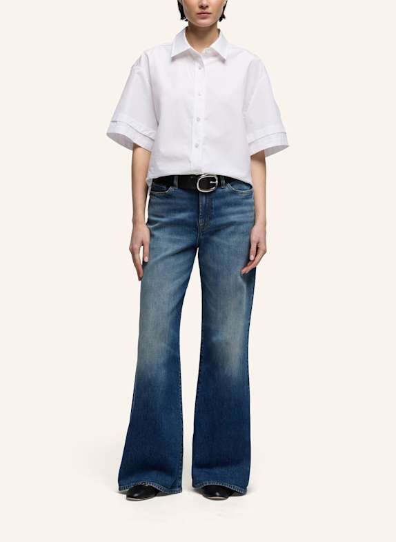 7 for all mankind Jeans LOTTA TAILORLESS met wijde pijpen BLAUW