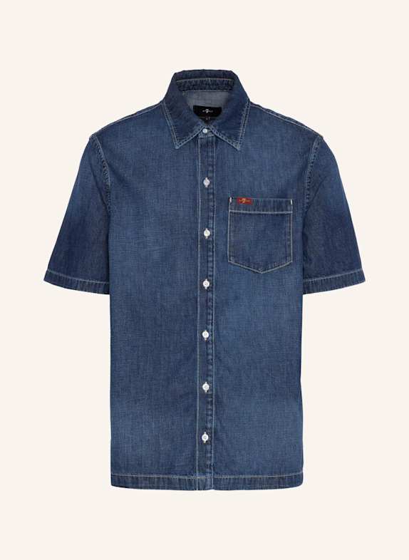 7 for all mankind Denim S/S REGULAR SHIRT BLAU