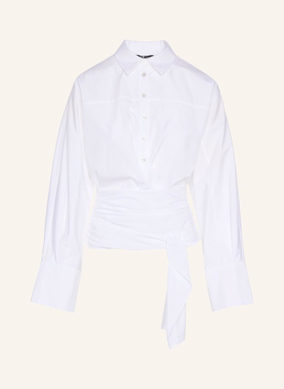 7 for all mankind Woven WAIST TIE SHIRT WEISS