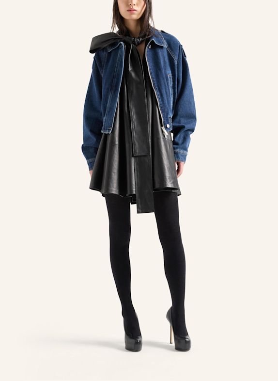 7 for all mankind Denim AVIATOR JACKET, getailleerd model BLAUW