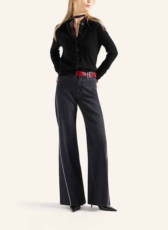 7 for all mankind Jeans LOTTA Wide fit ZWART