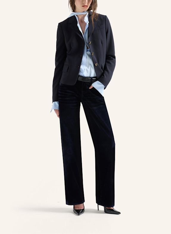7 for all mankind Pants LOW STRAIGHT Straight fit BLAU