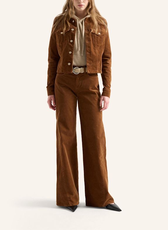 7 for all mankind Pants LOTTA Wide fit ORANGE / BRAUN