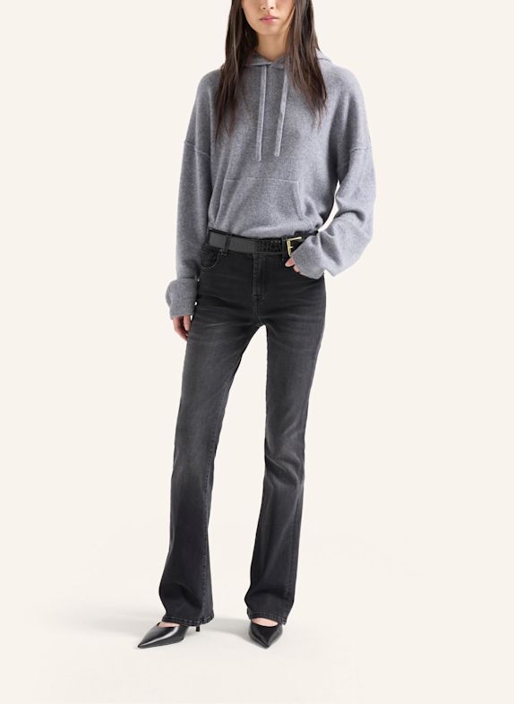 7 for all mankind Gebreide COZY Hoodie GRIJS
