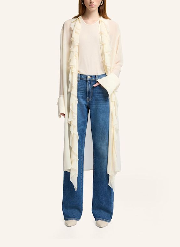 7 for all mankind Straight Jeans TESS TROUSER Mid Blue