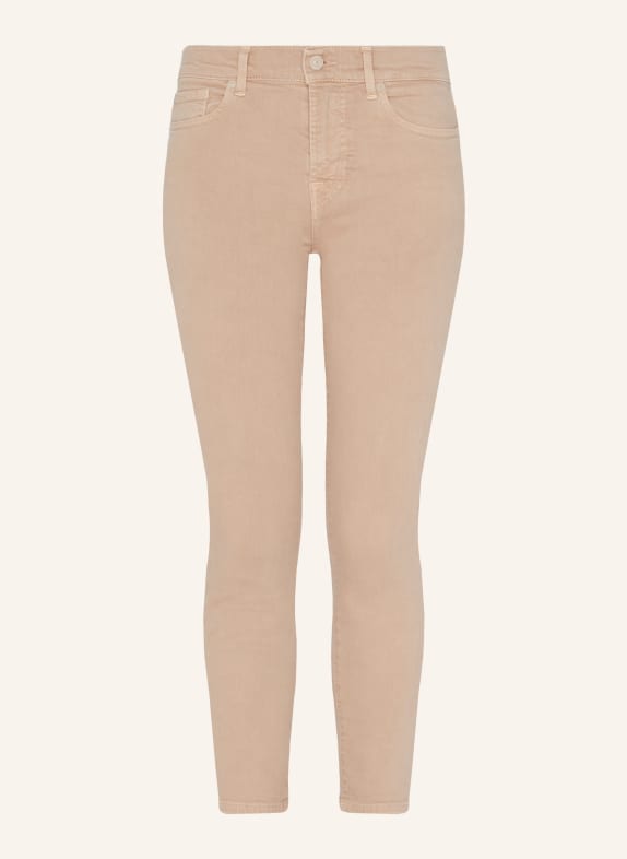 7 for all mankind Pants ROXANNE ANKLE Slim Fit BEIGE