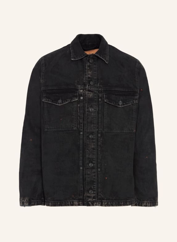 7 for all mankind PLEATED OVERSHIRT Jacket SCHWARZ