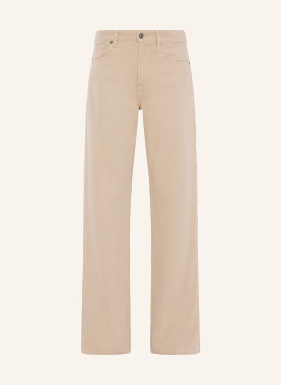 7 for all mankind Pant TESS TROUSER Straight fit BEIGE