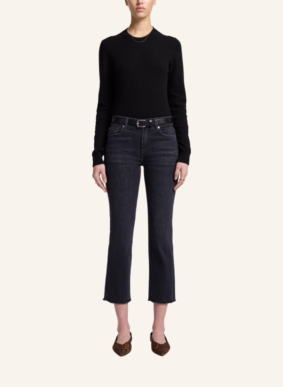 7 for all mankind Jeans THE STRAIGHT CROP Straight fit SCHWARZ