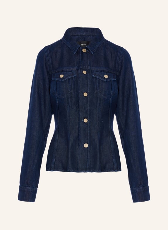 7 for all mankind Jacket FLOUNCE TRUCKER BLAU