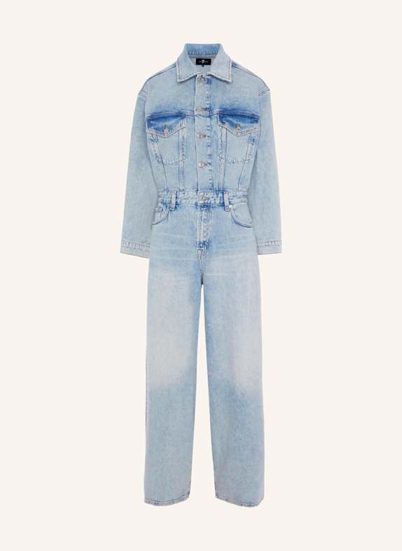 7 for all mankind RELAXED JUMPSUIT BLAU