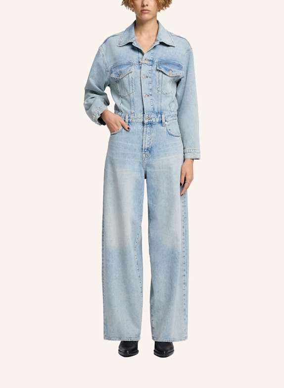 7 for all mankind RELAXED JUMPSUIT BLAU