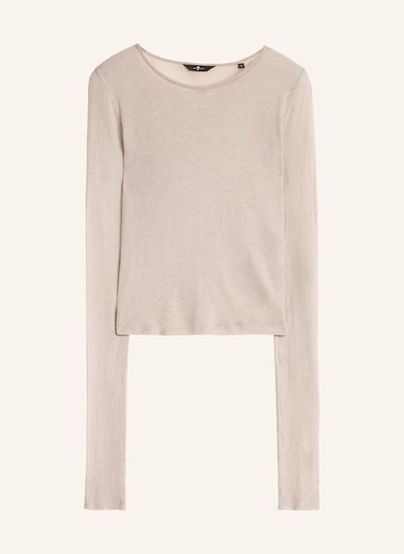 7 for all mankind L/S CREW T-shirt GRAU
