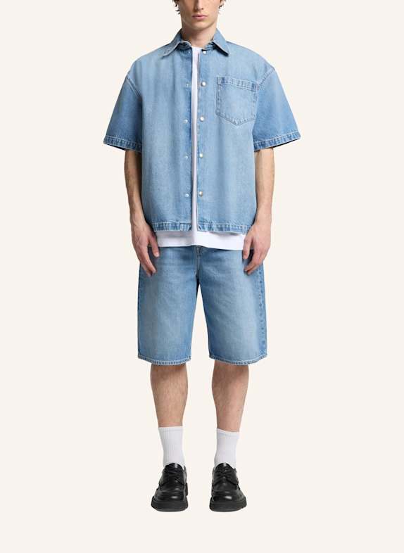 7 for all mankind Shorts met wijde pijpen BLAUW