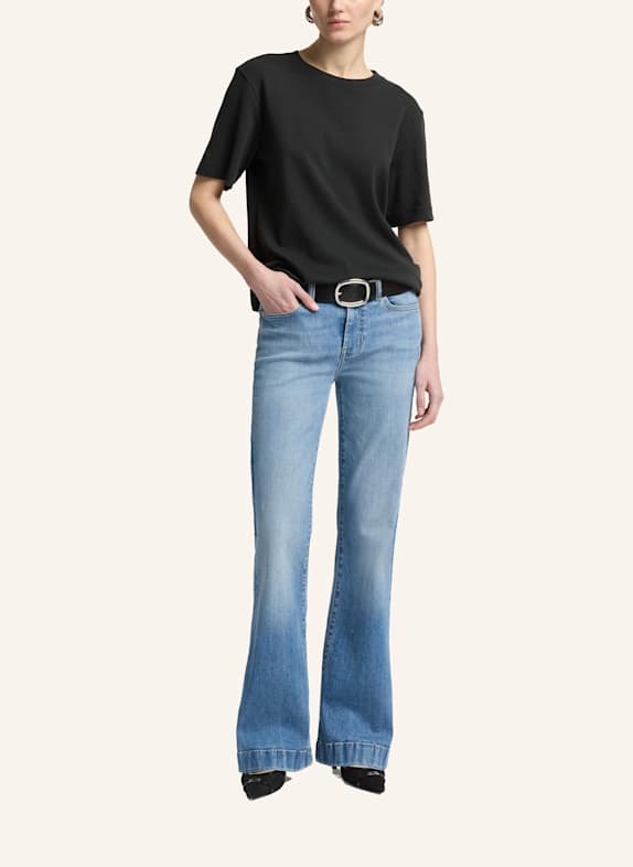 7 for all mankind Jeans DOJO TAILORLESS Flare Fit BLAU