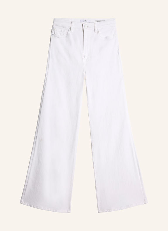 7 for all mankind Jeans ULTRA HIGH RISE CROPPED JO Wide Leg fit WEISS