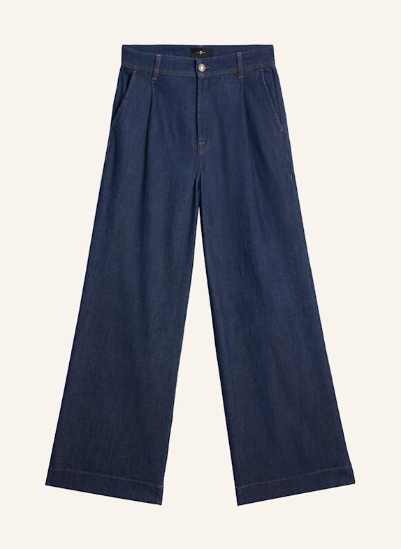 7 for all mankind Pants PLEATED Wide Leg fit BLAU