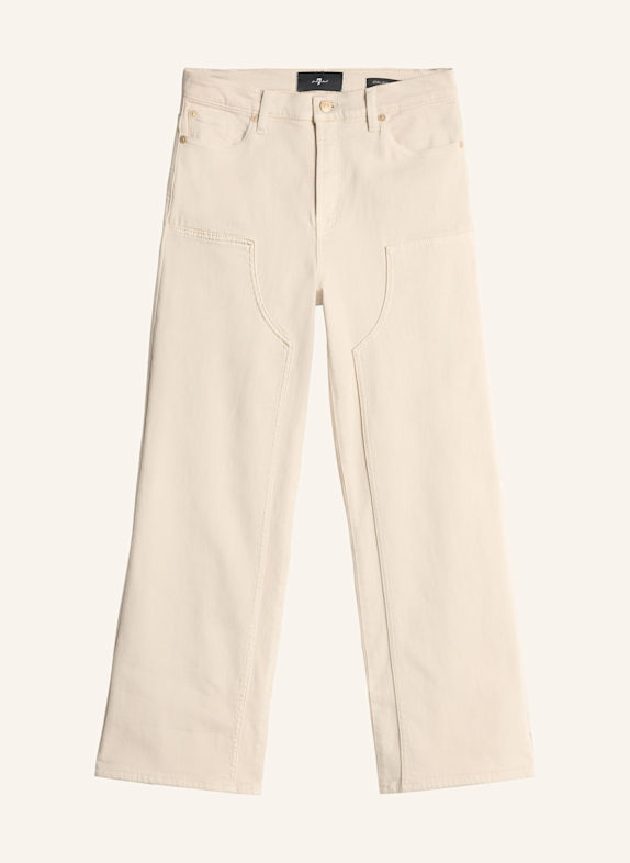 7 for all mankind Jeans CROPPED ALEXA Straight Fit WEISS