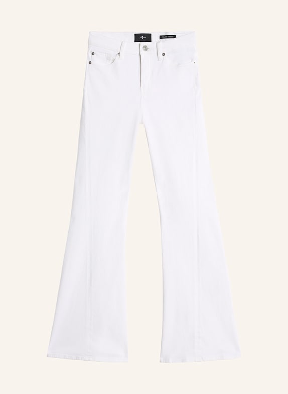 7 for all mankind Jeans DOJO TAILORLESS Flare Fit WEISS