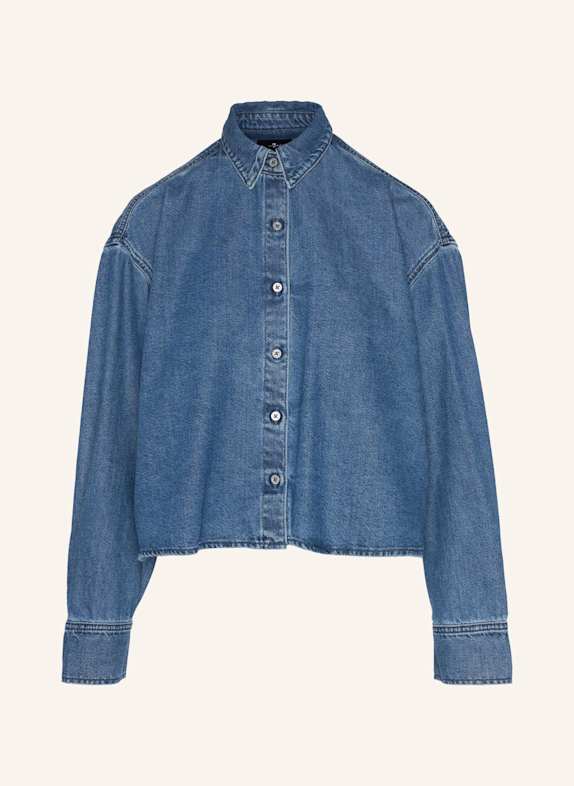 7 for all mankind Shirt NINA CROPPED BLAU