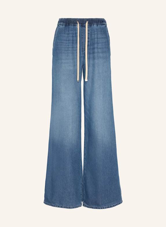 7 for all mankind Pants PULL ON WIDE LEG Wide Leg fit BLAU