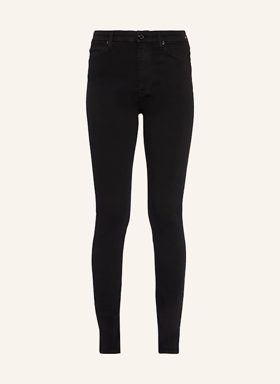 7 for all mankind Jeans HIGH RISE Skinny Fit SCHWARZ