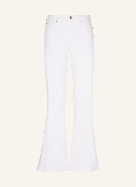 7 for all mankind Jeans DOJO TAILORLESS Flare Fit WEISS