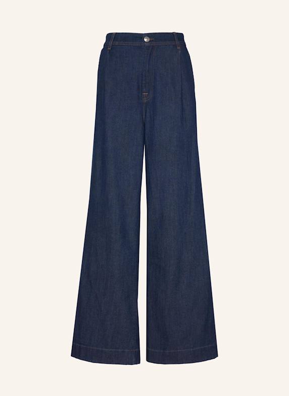 7 for all mankind Pants PLEATED Wide Leg fit BLAU