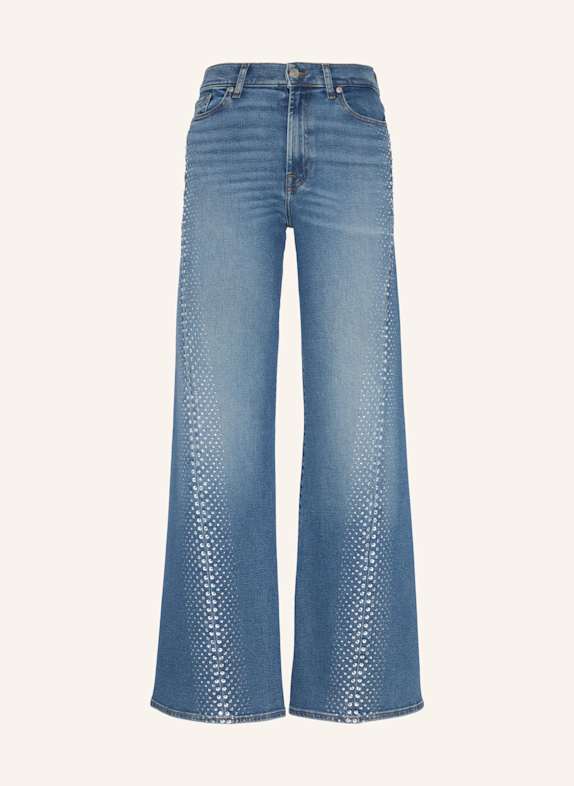 7 for all mankind Jeans TWISTED LOTTA Wide Leg Fit BLAU