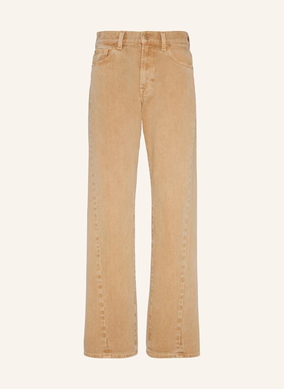 7 for all mankind Jeans TWISTED TESS Wide Leg Fit BEIGE
