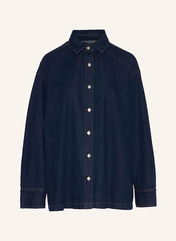 7 for all mankind Overshirt PLEATED BLAU