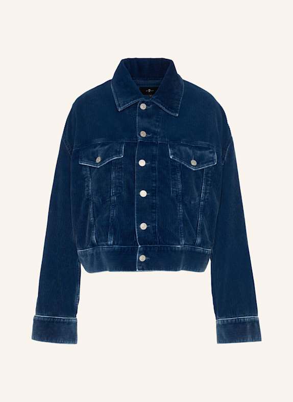 7 for all mankind Outerwear OLI CROPPED TRUCKER BLAU