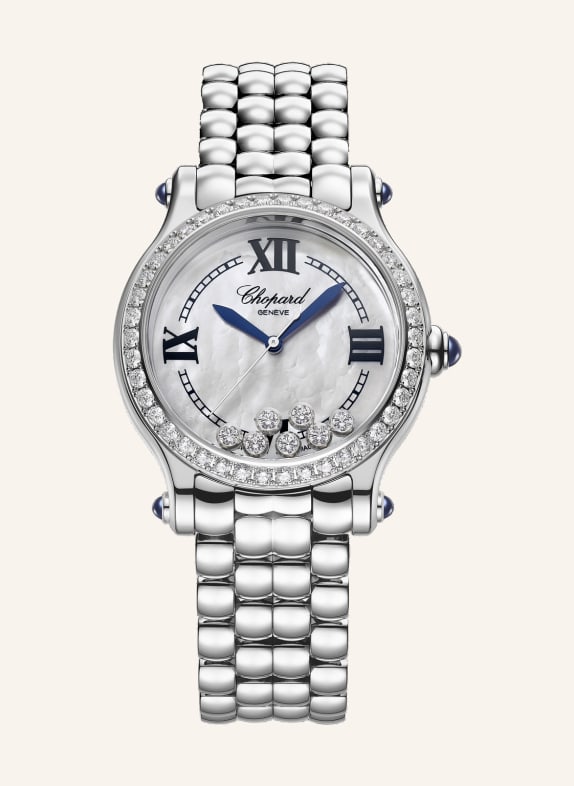 Chopard Uhr HAPPY SPORT Uhr mit 33 mm Gehäuse, Automatik, Edelstahl und Diamanten