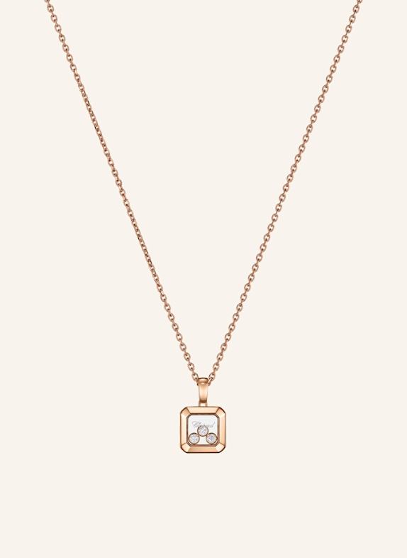 Chopard Halskette HAPPY DIAMONDS ROSÉGOLD