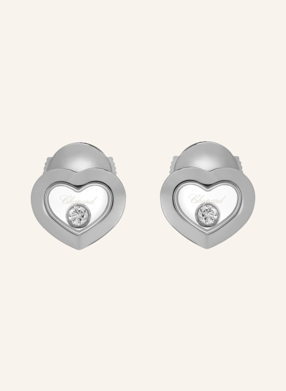 Chopard Ohrring HAPPY DIAMONDS ICONS Ohrringe aus 18 Karat Weißgold und Diamanten WEISSGOLD