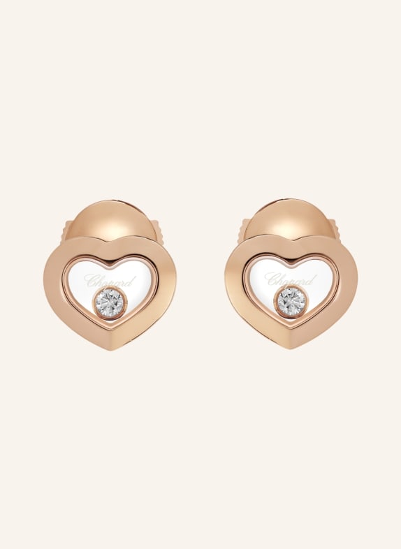 Chopard Ohrring HAPPY DIAMONDS ICONS Ohrringe aus 18 Karat Roségold und Diamanten